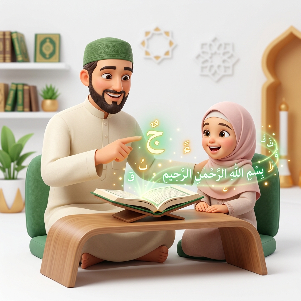 Ustadz dan Santri Belajar